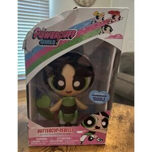 Spin Master The Powerpuff Girls Buttercup 6" Deluxe Vinyl Doll W/ Hairbrush 2016